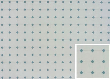 Tiled Damond Flooring-Grey/Blue - Click Image to Close