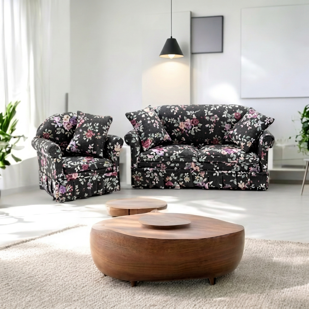 Miniature Dollhouse Living Room Furniture
