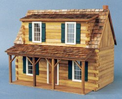 Log Cabin and Barn  Dollhouses