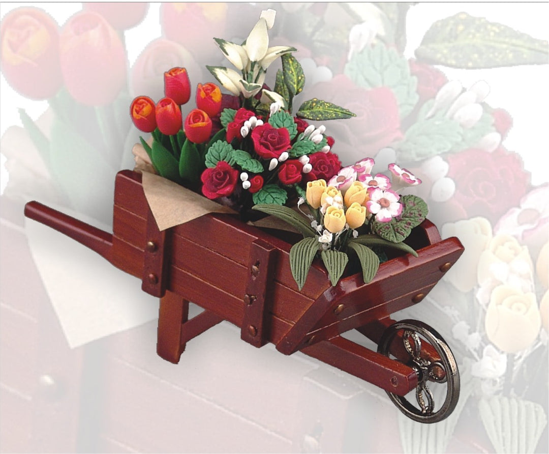 Reutter Porzellan Flower Wheelbarrow