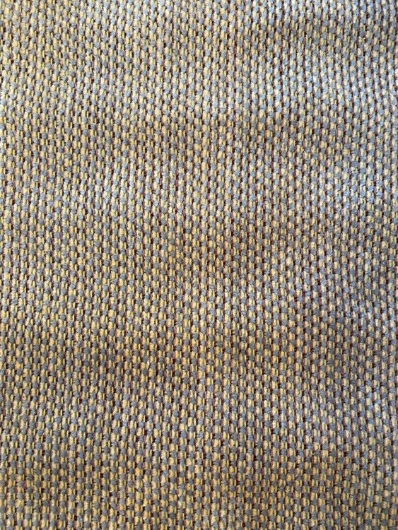 Wall-to-Wall Carpeting - Blue, Light Yellow, Green Pattern