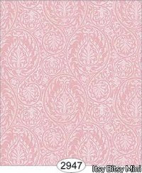 Wallpaper Birch Damask Pink Rose