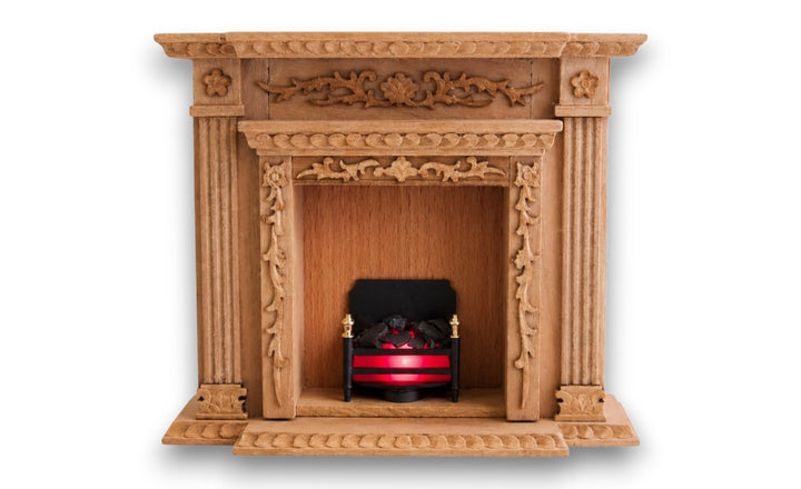 Battery-Operated Fireplace Insert for Dollhouses T22