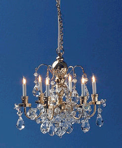 Renaissance 6 Up-Arm Crystal Chandelier