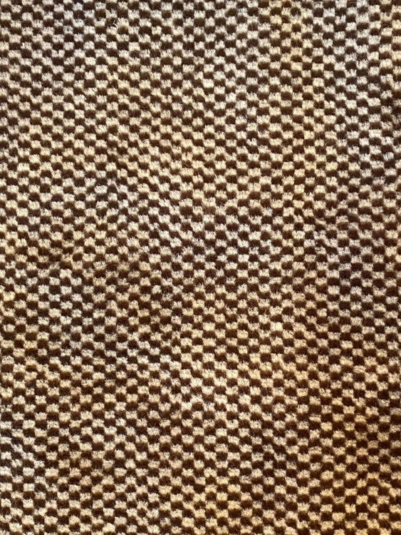 Wall-to-Wall Dollhouse Carpeting - Dark Brown &amp; Beige