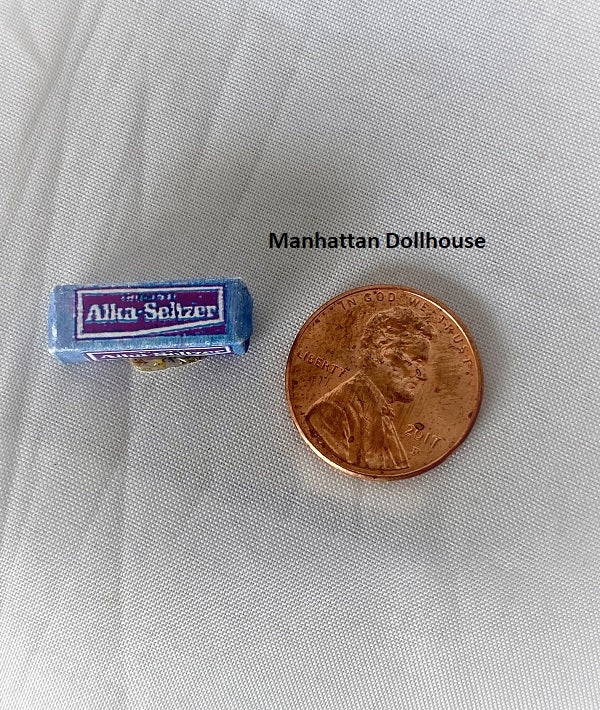 Miniature Dollhouse Alka Seltzer