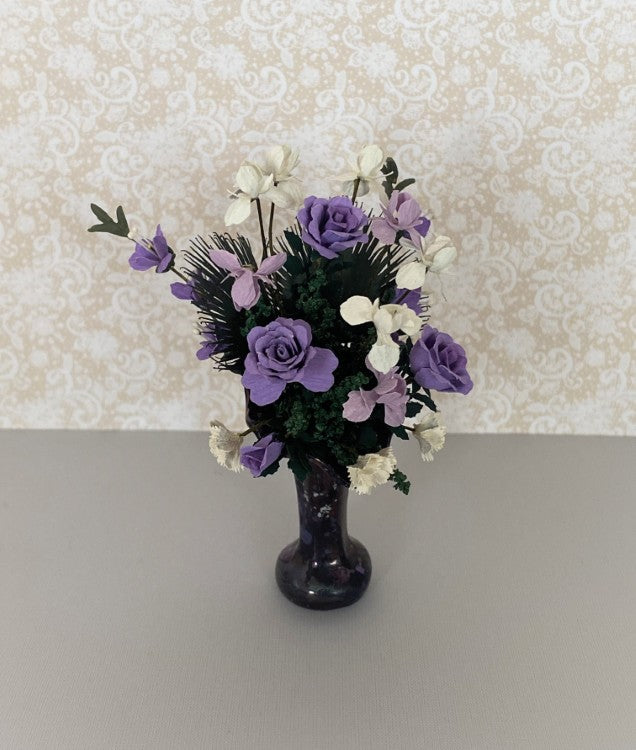 Purple and White Flower Arrangement