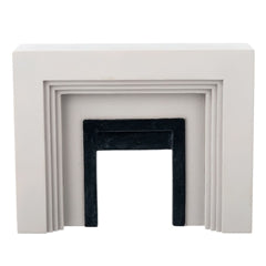 Art Deco Miniature Fireplace-Resin