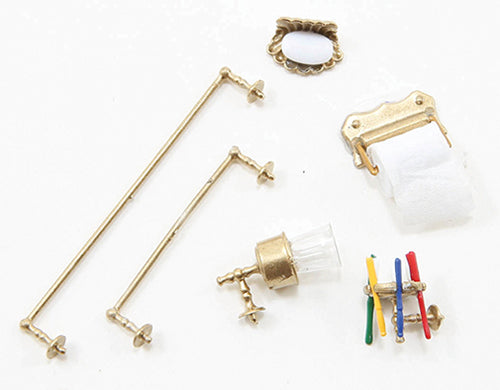 Brass Bathroom Acessories Set