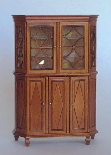 Chere Gustavian Glass Cabinet by Maritza for Bespaq NW