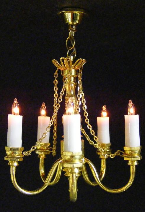 5-Arm Palace Chandelier