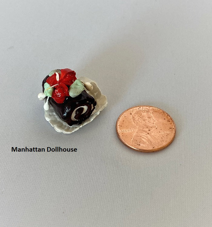 Miniature Chocolate Swiss Roll