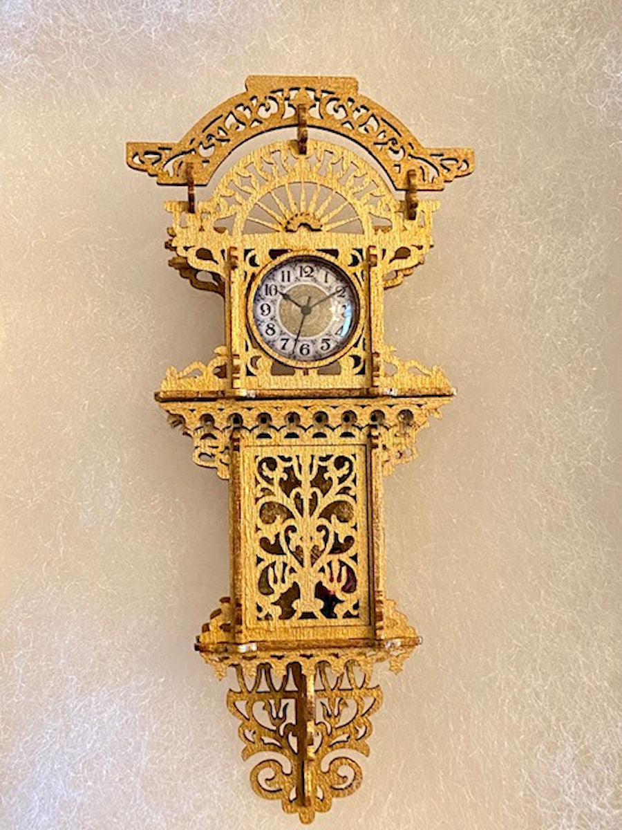 Arched Victorian Wall Clock