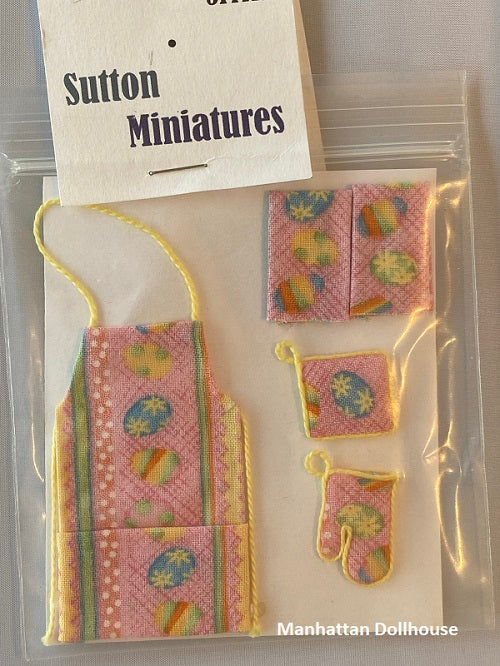 Miniature Easter Apron and Accessories