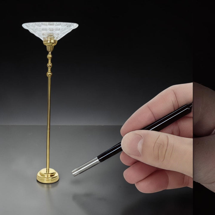 Park Ave. South Brass Floor Lamp with Magnetic Wand