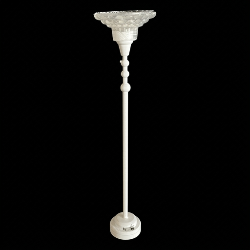 Webster Miniature Floor Lamp in White  F16W