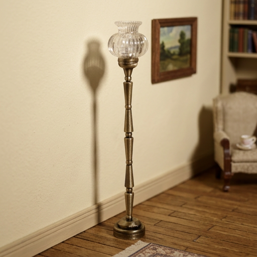 Antique Brass Floor Lamp F4