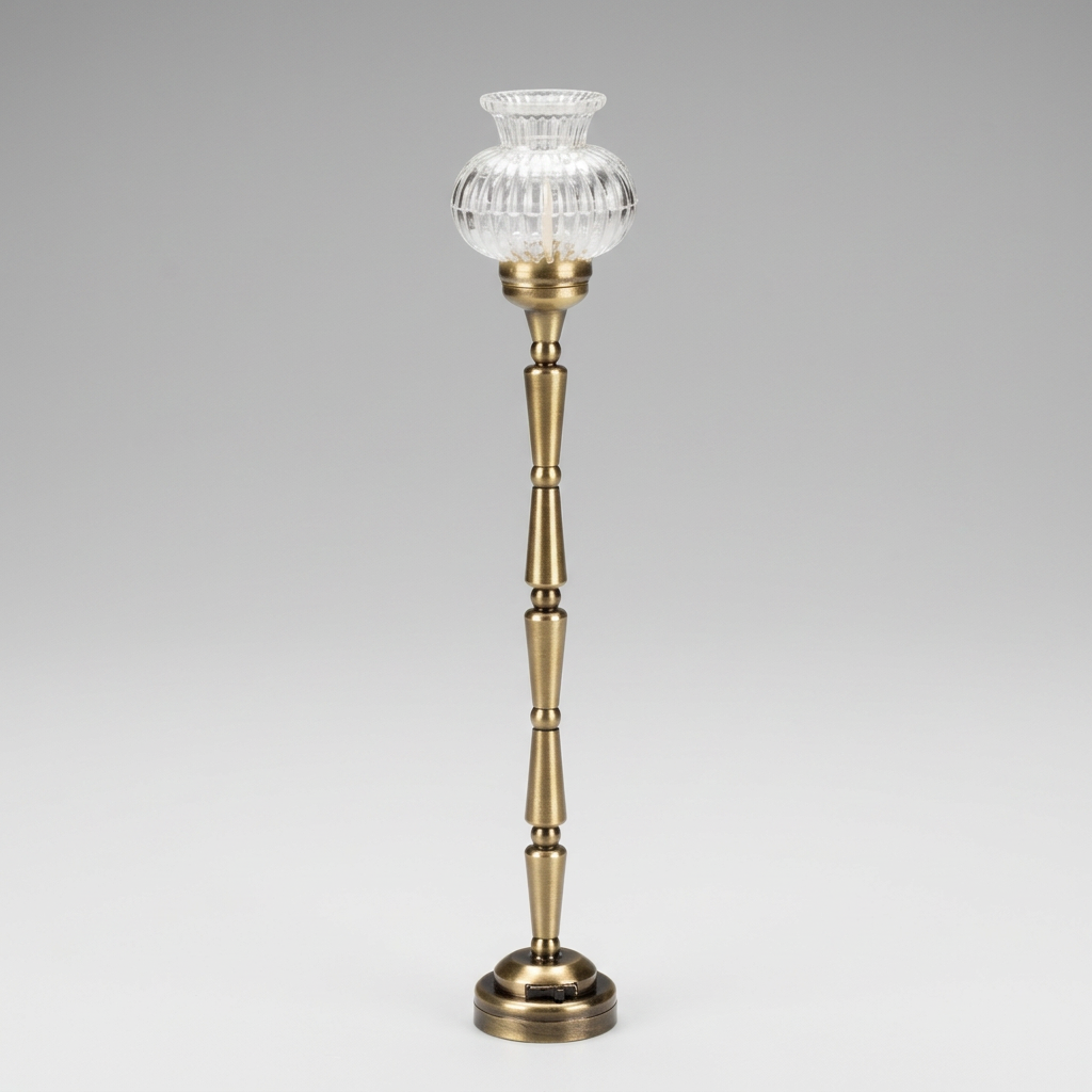 Antique Brass Floor Lamp F4