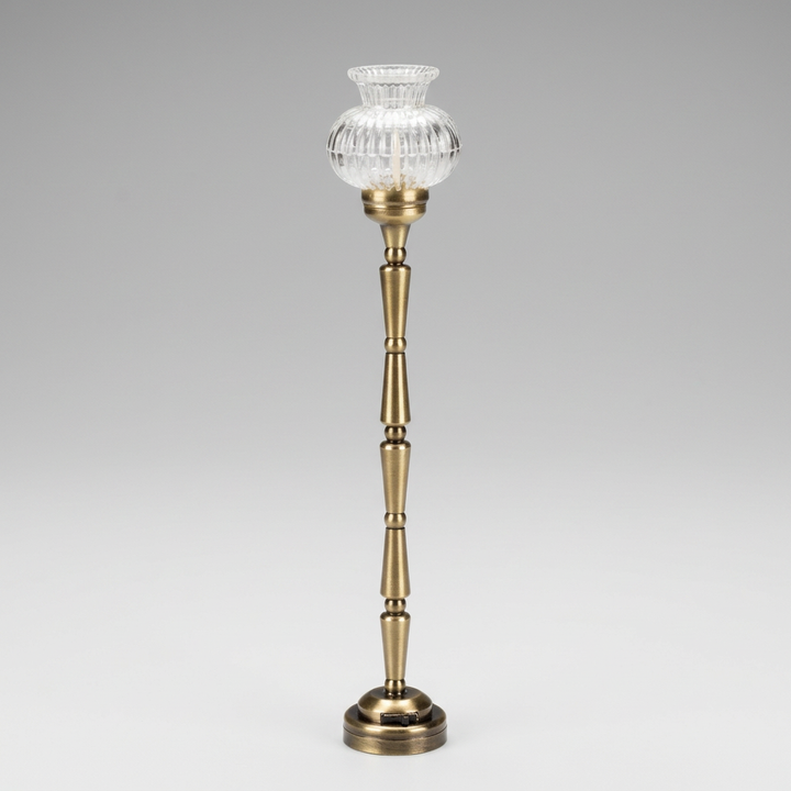 Antique Brass Floor Lamp F4