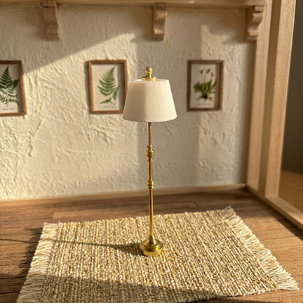 Floor Lamp with Brass Finish F9S