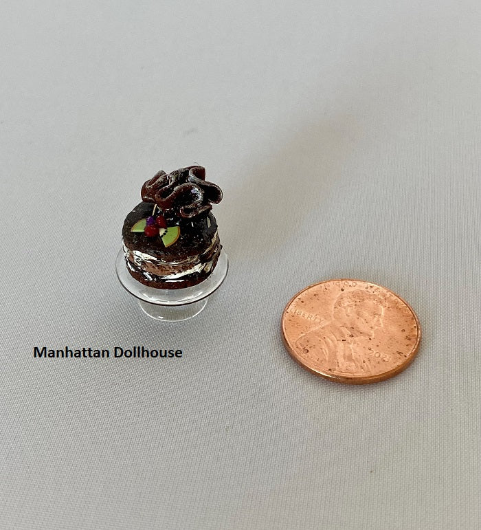 Miniature Fancy Chocolate Mouse Cake