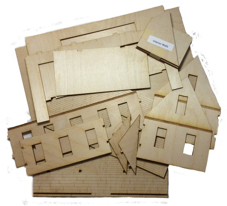 Full Cape Code House Kit Quarter Scale