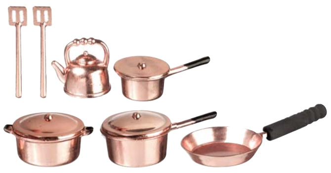 Miniature Copper Metal Cookware