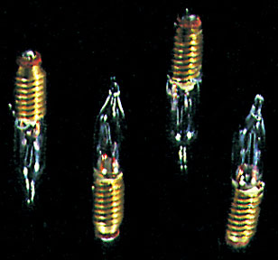 12V Candelflame Screw Base Bulbs 4 PK