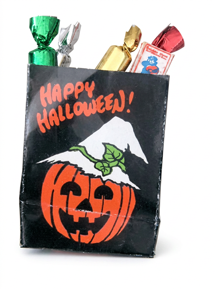 Miniature Halloween Shopping Bag with Accessories 1
