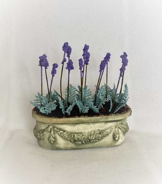 Lavender in Detailed Planter