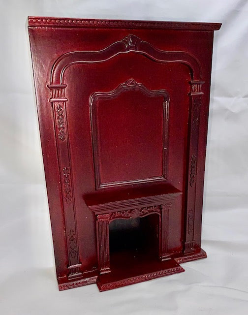 Bespaq Wall unit with Fireplace  - Mahagony