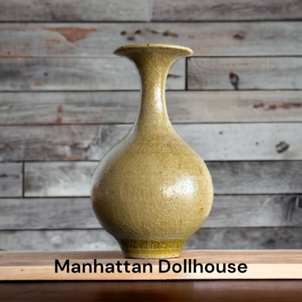 Light Olive Stone Vase