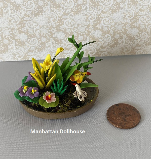 Miniature Flat Planter