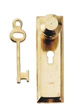 Miniature Knob, Keyplate & Key