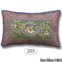 Miniature Dollhouse Pillow Victoriana