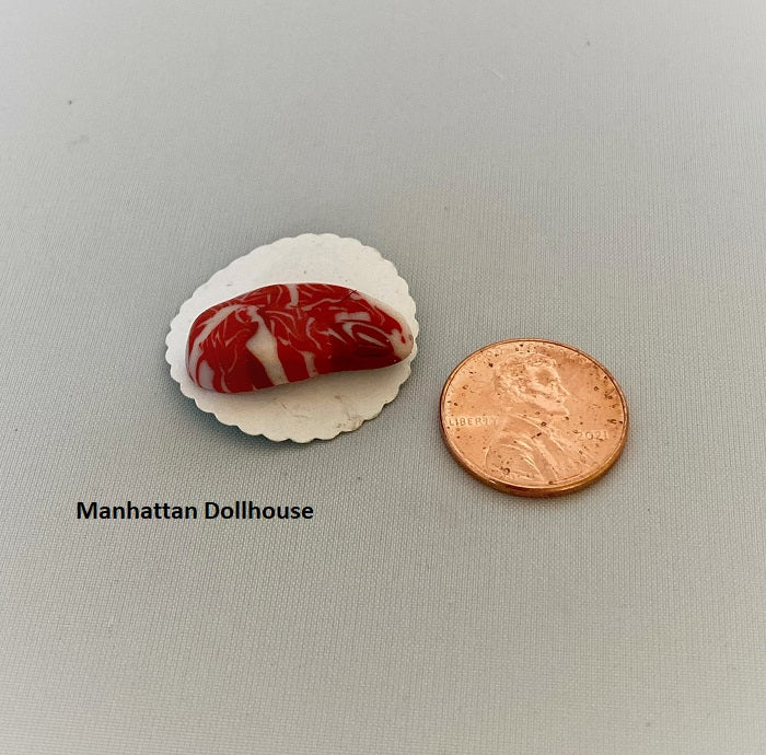 Miniature Raw Steak