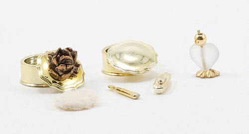Miniature Gold Boudoir Set