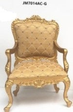 LouisXV Rocco Arm Chair-Gold