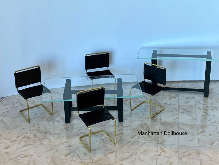 Miniature Modern Dining Room Set