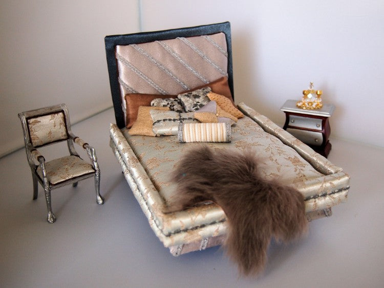 Exclusive Platform Dollhouse Bed by Serena Johnson