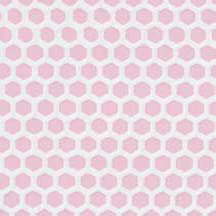Pink Small Hexagon Dollhouse Floor