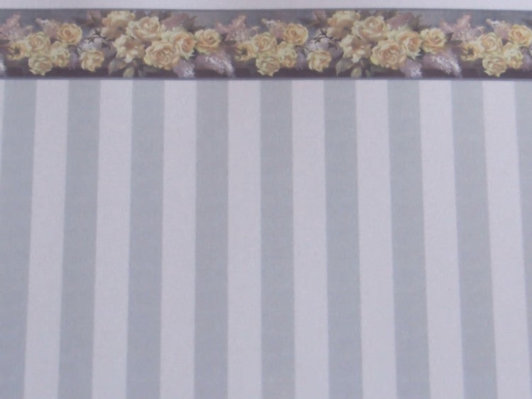 Pretty and Yellow Flower Border Wallpaper