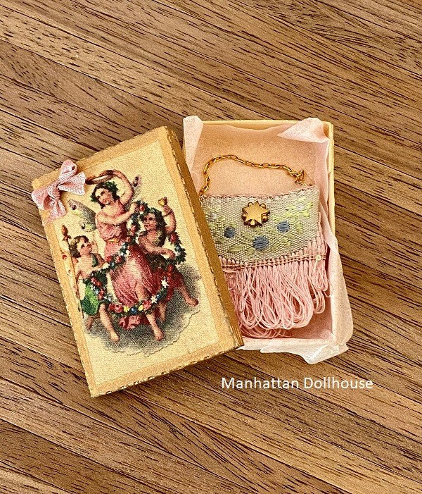 Miniature Purse with Decorative Box