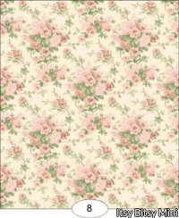 Romantic Peach Dollhouse Wallpaper