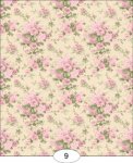 Romantic Rose Dollhouse Wallpaper