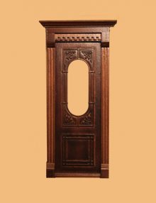 Rosemount Exterior Single Door- New Walnut