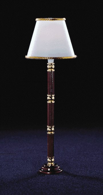 Stained Base Floor Lamp