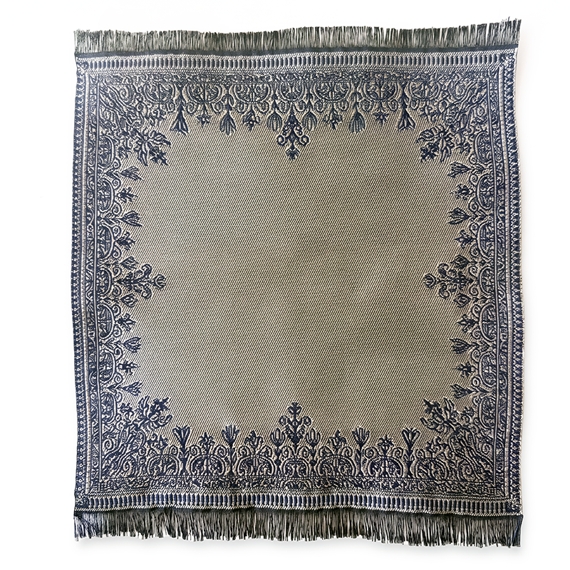 Double-sided Silk-Infused Miniature Turkish Carpet
