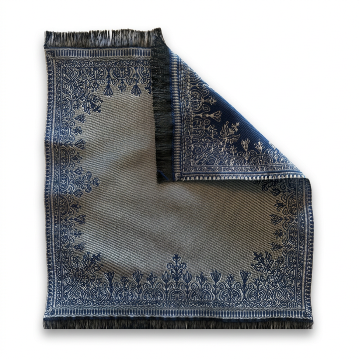 Double-sided Silk-Infused Miniature Turkish Carpet
