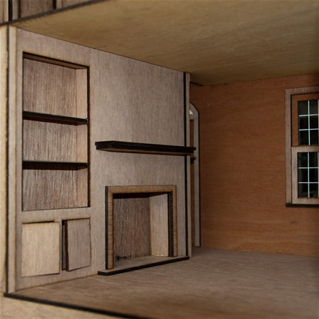 The Laser Cut Jefferson Dollhouse Kit